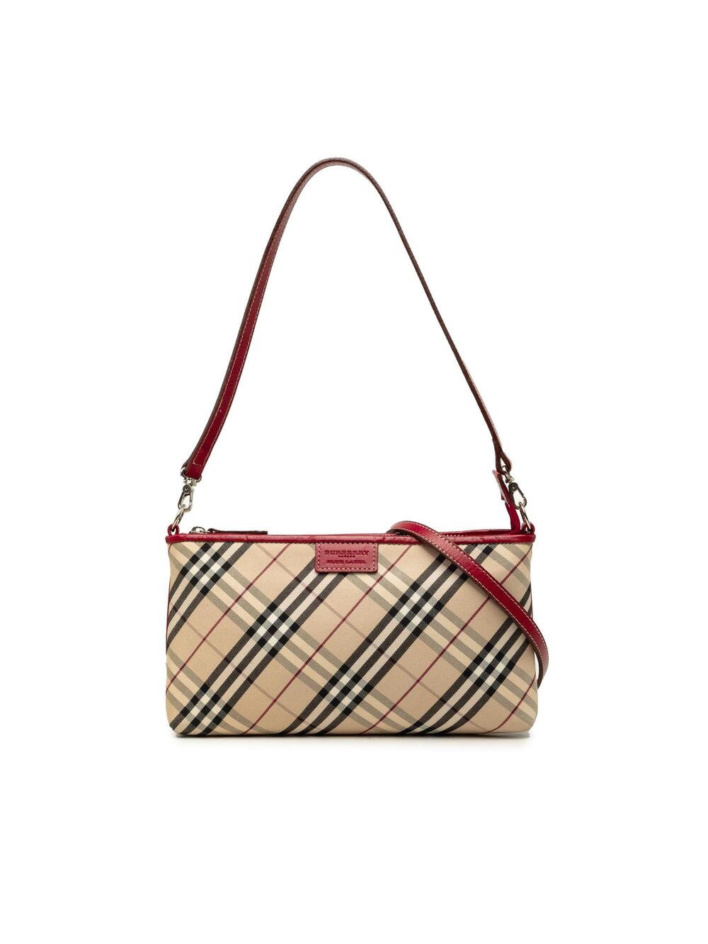 Burberry Nova Check Canvas Satchel Pre- #374390B39B